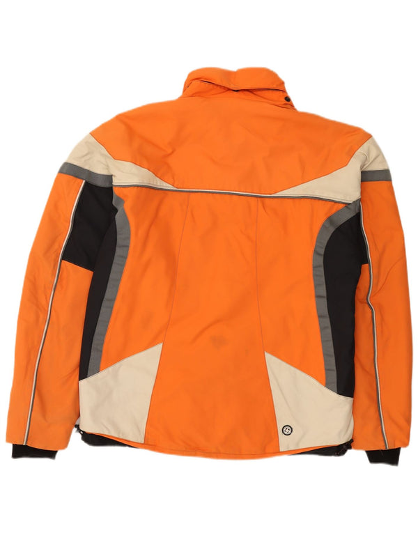 Colmar Mens Ski Jacket IT 50 Medium Orange Colourblock