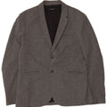 Vintage Mens 2 Button Blazer Jacket UK 38 Medium Grey Cotton