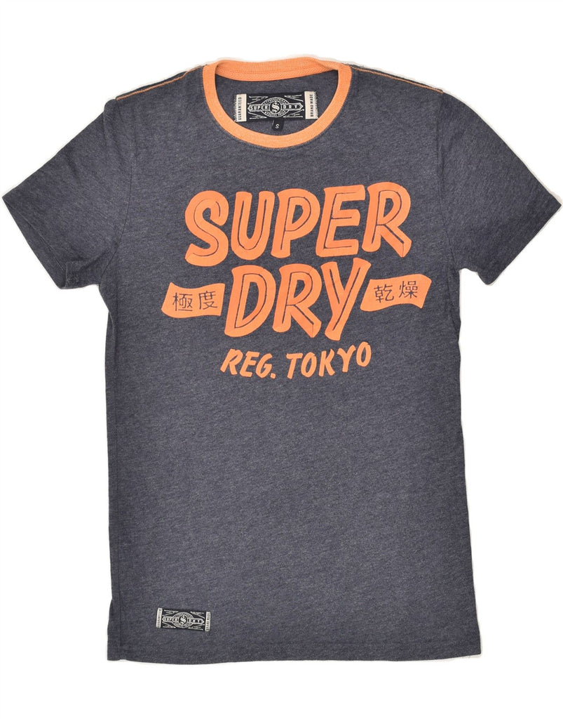 SUPERDRY Mens Graphic T-Shirt Top Small Grey Cotton | Vintage Superdry | Thrift | Second-Hand Superdry | Used Clothing | Messina Hembry 