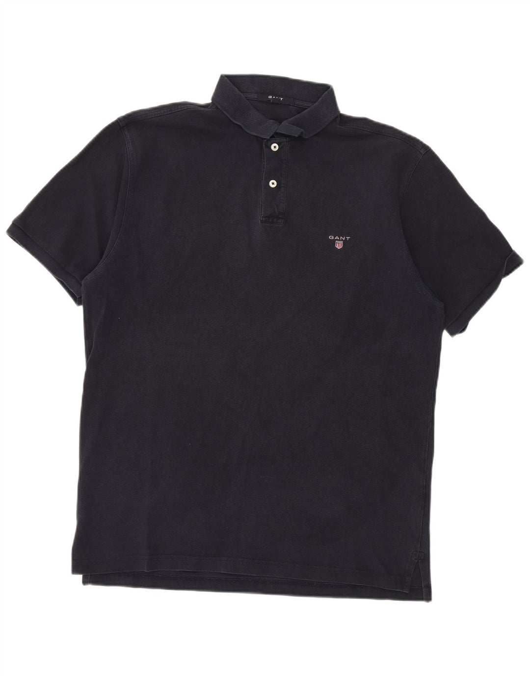 Gant Mens Polo Shirt XL Navy Blue Cotton