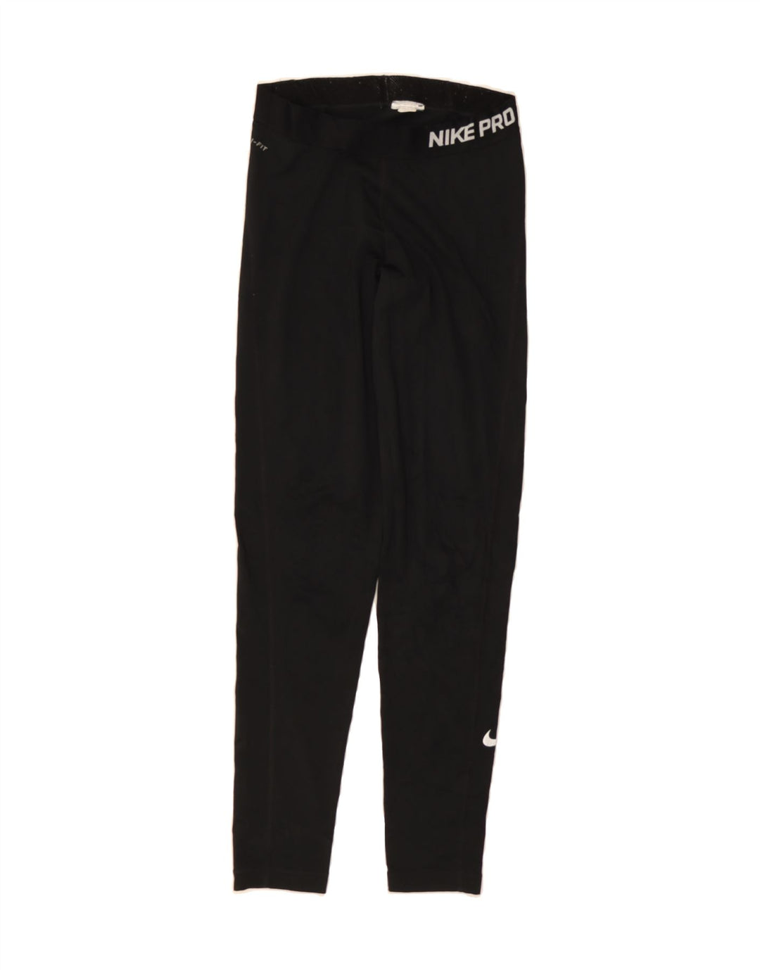 NIKE Womens Graphic Leggings UK 14 Medium  Black Vintage Nike and Second-Hand Nike from Messina Hembry 