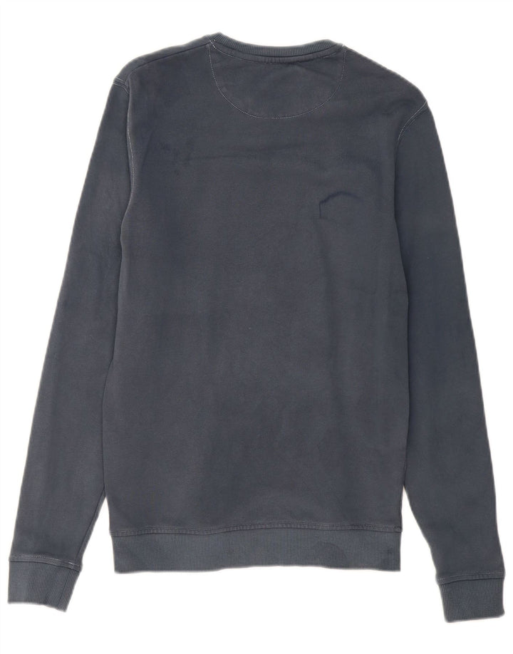 LYLE & SCOTT Mens Sweatshirt Jumper XS Navy Blue Cotton