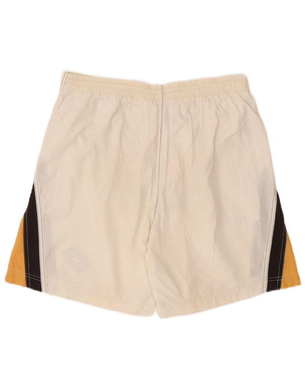 Lotto Mens Sport Shorts UK 40/42 Large White Colourblock Polyester