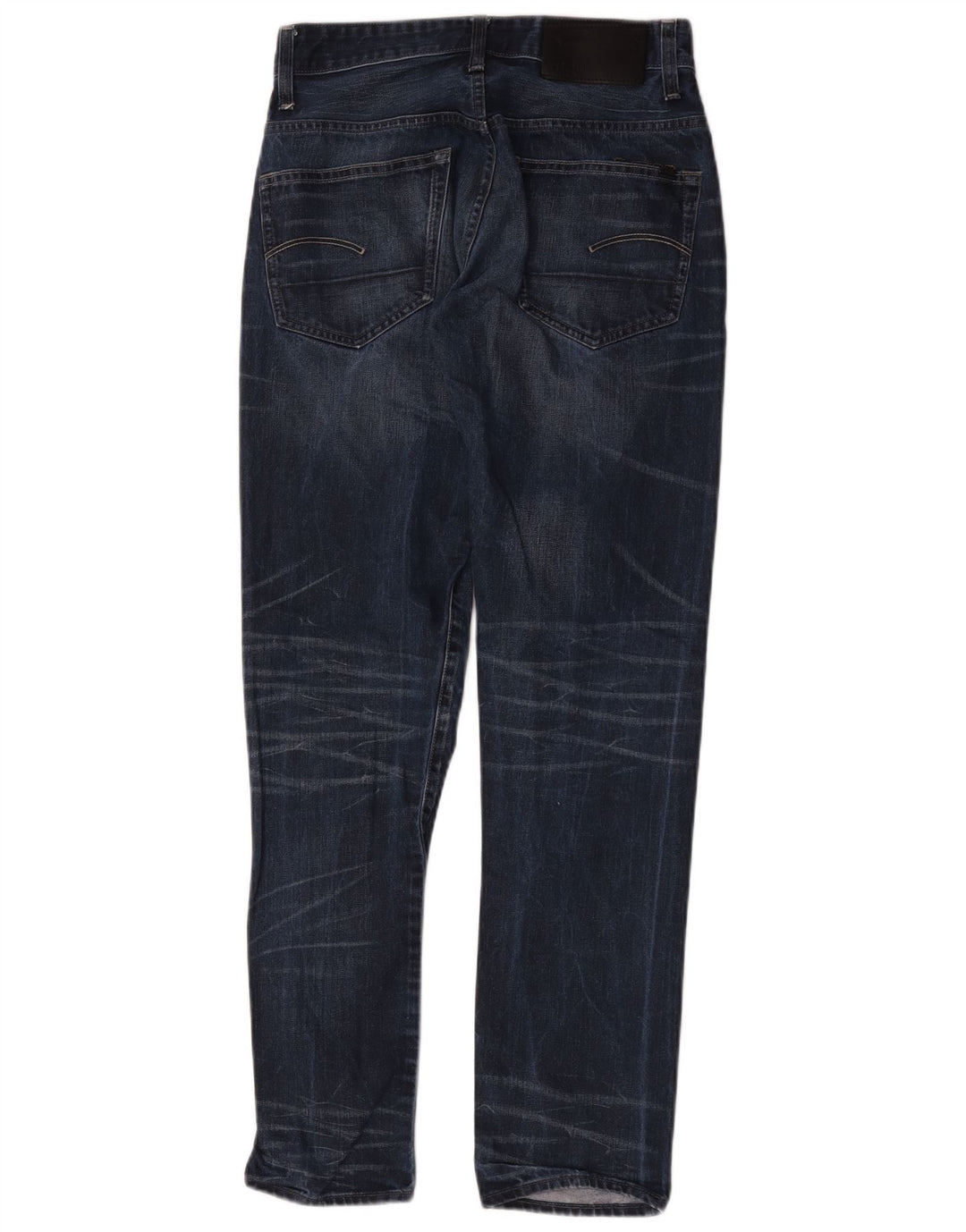 G-Star Womens 3301 Tapered Jeans W29 L34 Navy Blue