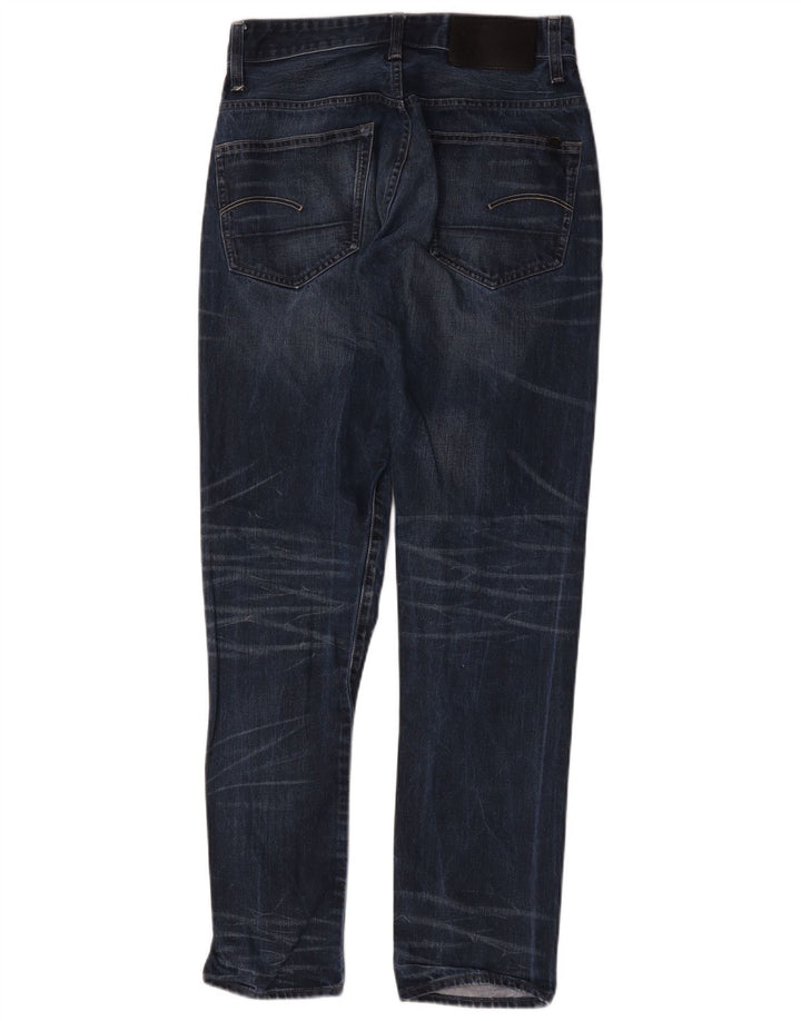 G-Star Womens 3301 Tapered Jeans W29 L34 Navy Blue