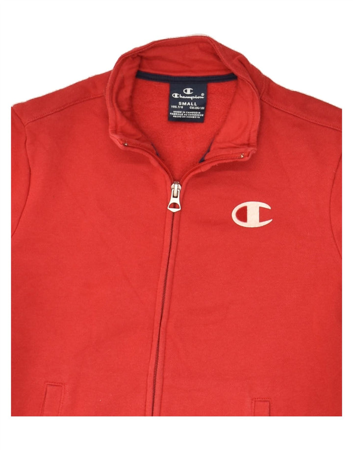 CHAMPION Boys Tracksuit Top Jacket 7-8 Years Small  Red | Vintage Champion | Thrift | Second-Hand Champion | Used Clothing | Messina Hembry 