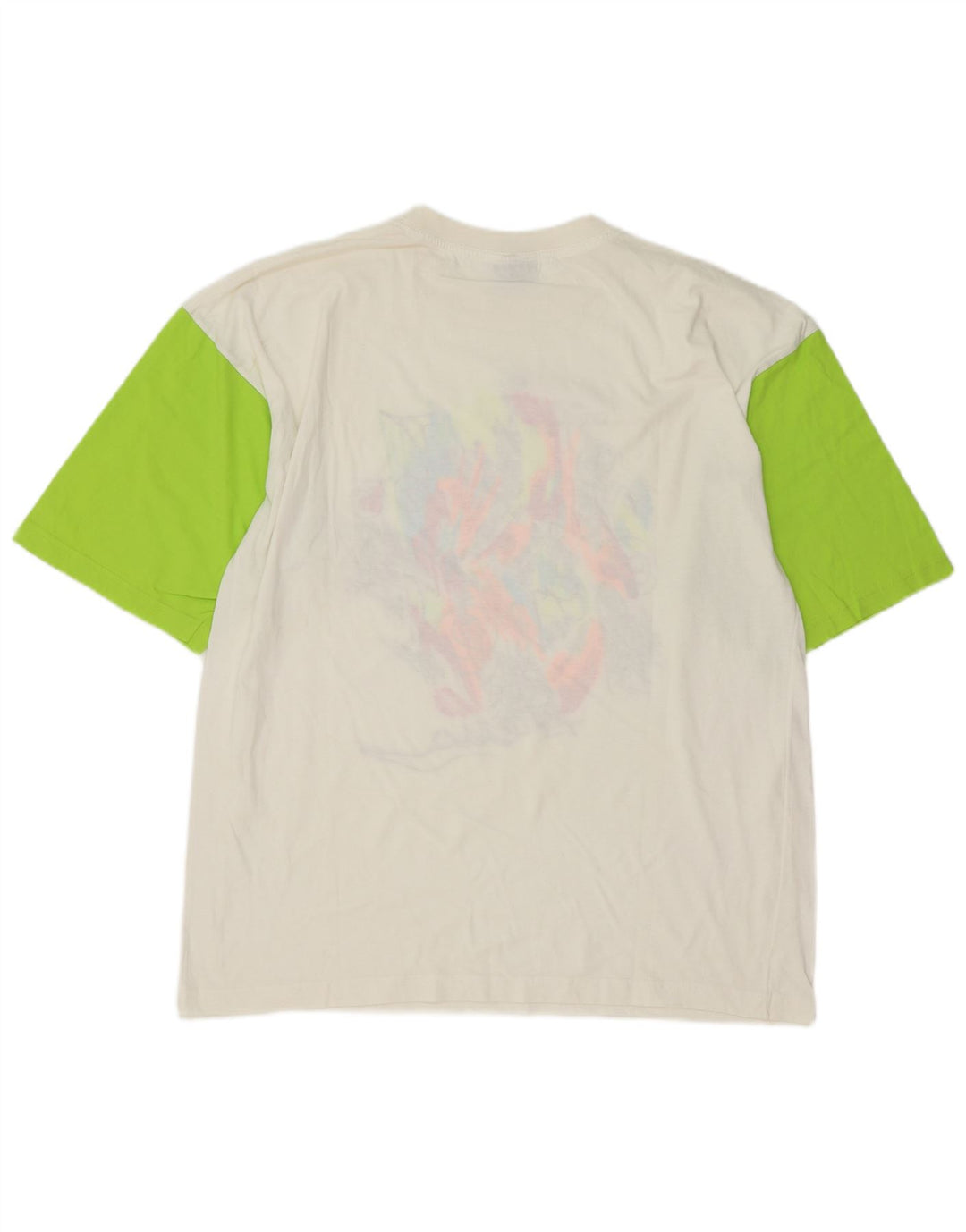 Arena Mens Graphic T-Shirt Top Large White Cotton