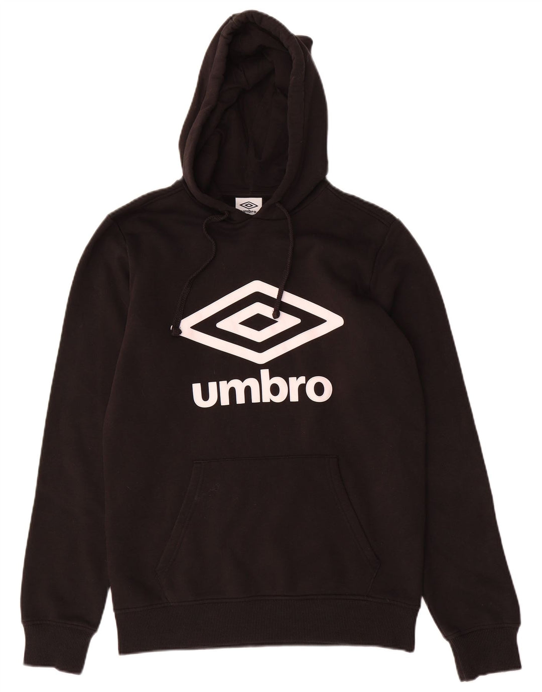 Umbro Mens Graphic Hoodie Jumper Medium Black