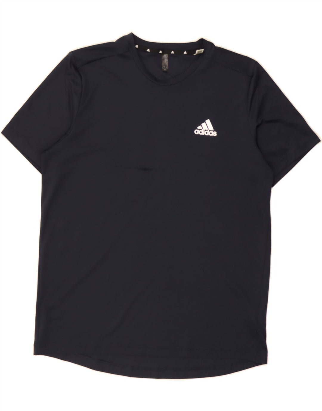 ADIDAS Mens T-Shirt Top Large Navy Blue Vintage Adidas and Second-Hand Adidas from Messina Hembry 