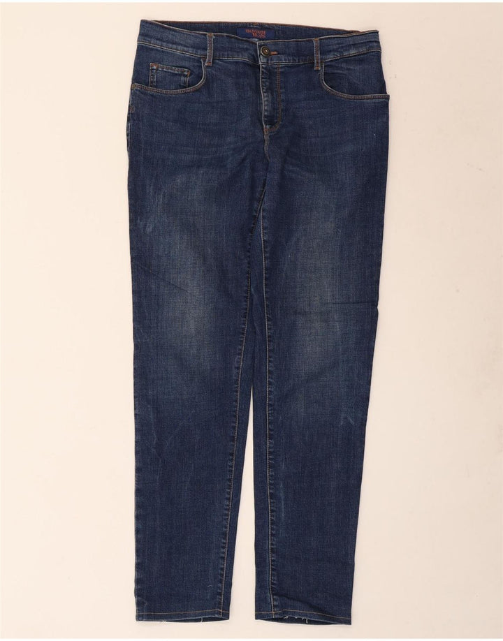 TRUSSARDI Mens Slim Jeans W33 L30 Blue Cotton
