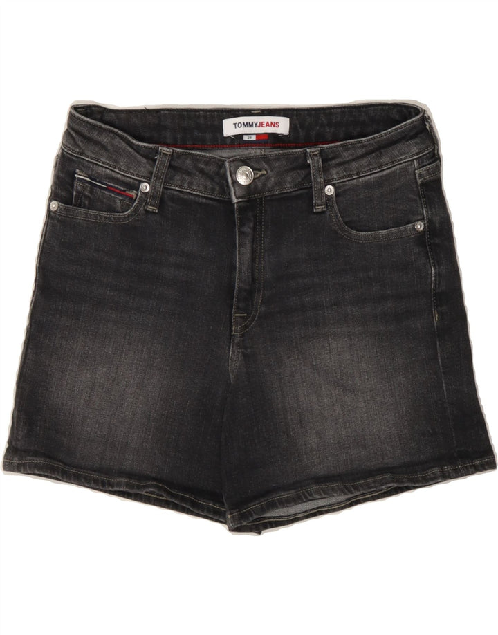 TOMMY HILFIGER Womens Denim Shorts W28 Medium Black Vintage Tommy Hilfiger and Second-Hand Tommy Hilfiger from Messina Hembry 