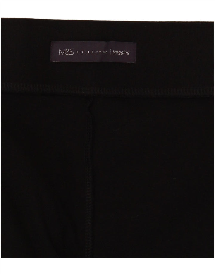 Marks & Spencer Womens Leggings UK 14 Large  Black