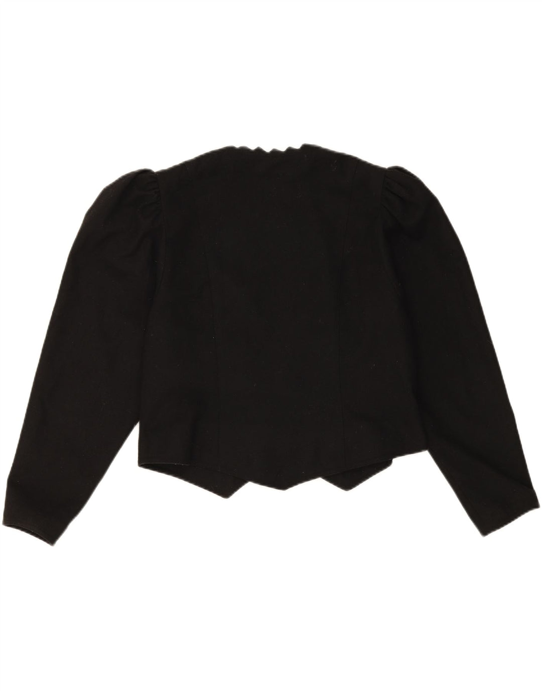 MEICO Womens Bolero Jacket UK 46 XL Black Wool Vintage Meico and Second-Hand Meico from Messina Hembry 