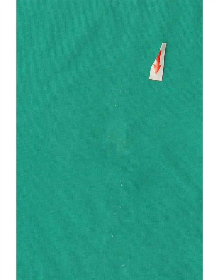 ELLESSE Mens Heritage Graphic T-Shirt Top Medium Turquoise Cotton