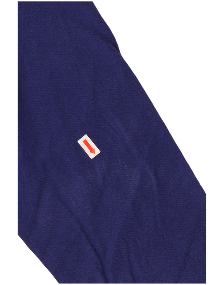 L.L.Bean Womens Graphic Top Long Sleeve UK 16 Large Blue