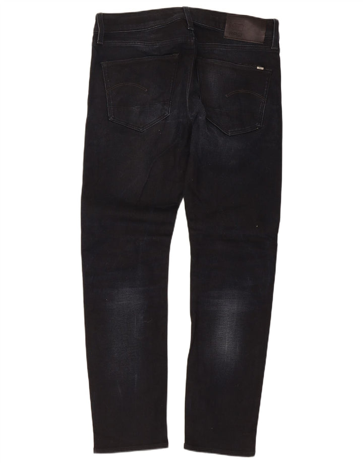 G-Star Mens Slim Jeans W32 L30 Black Cotton
