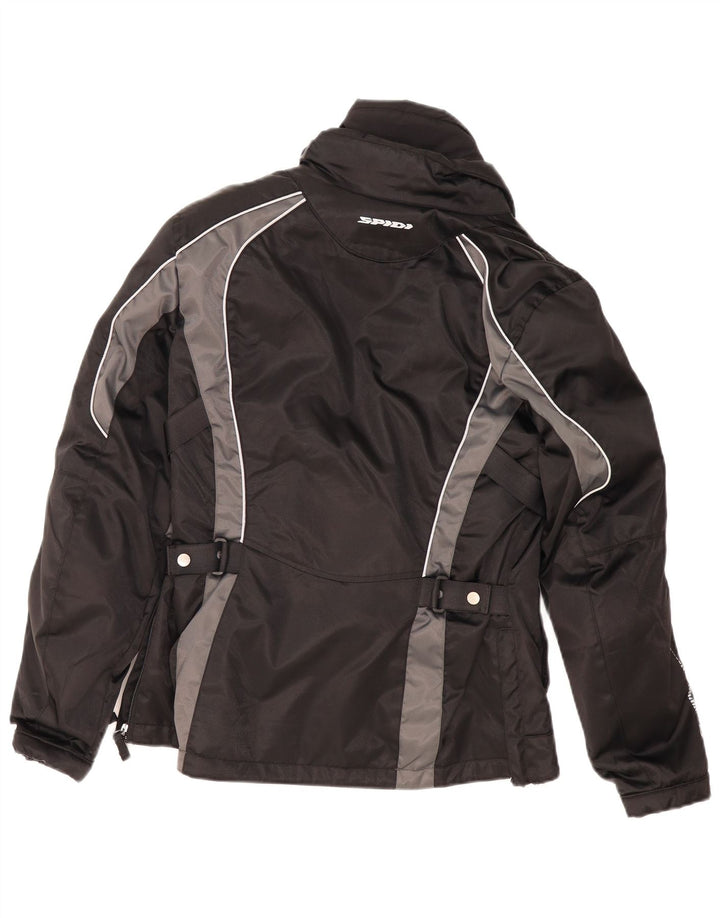 Spidi Womens Oversized Racer Jacket UK 10 Small Black Colourblock