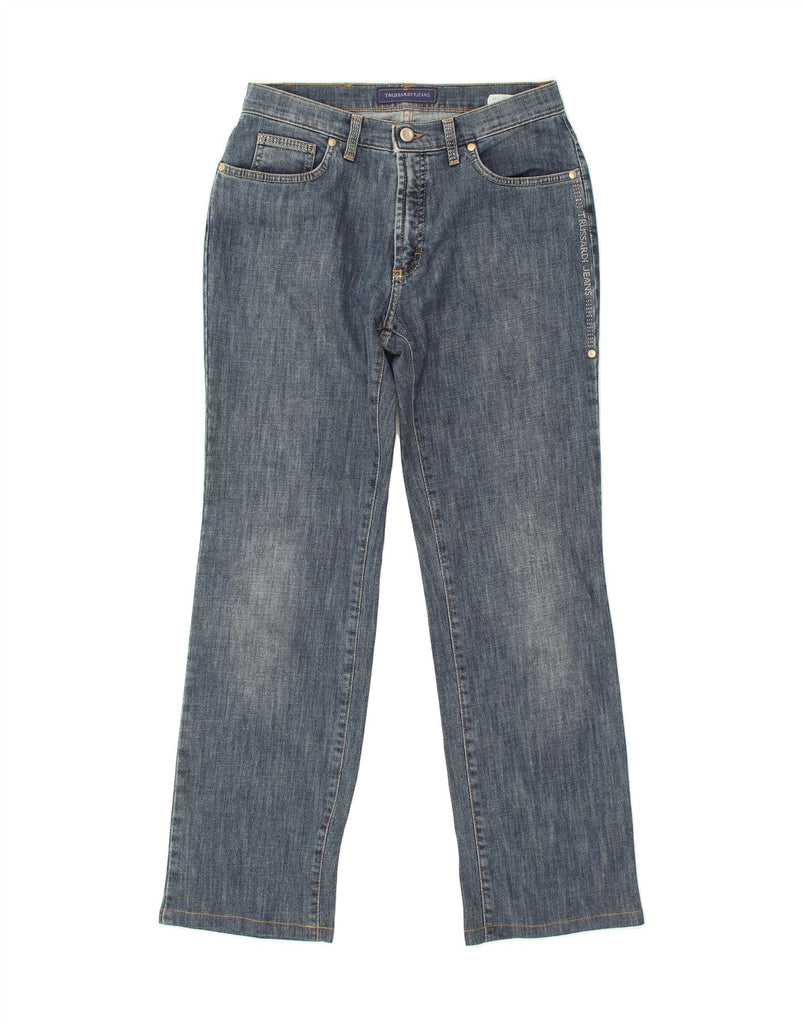 TRUSSARDI Womens Straight Jeans W29 L29 Blue | Vintage Trussardi | Thrift | Second-Hand Trussardi | Used Clothing | Messina Hembry 