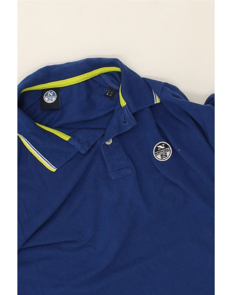 NORTH SAILS Mens Polo Shirt Small Navy Blue Cotton | Vintage North Sails | Thrift | Second-Hand North Sails | Used Clothing | Messina Hembry 