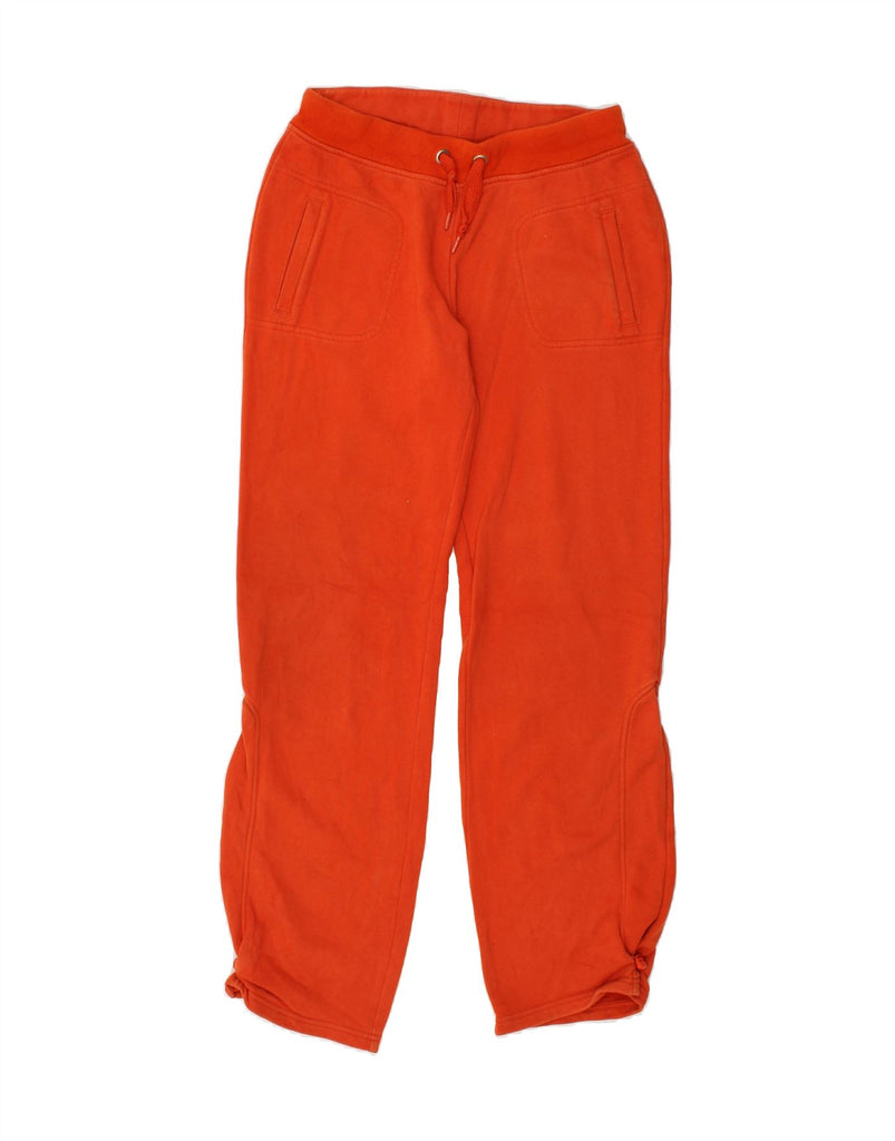 ADIDAS Womens Tracksuit Trousers UK 10 Small Orange Cotton | Vintage Adidas | Thrift | Second-Hand Adidas | Used Clothing | Messina Hembry 