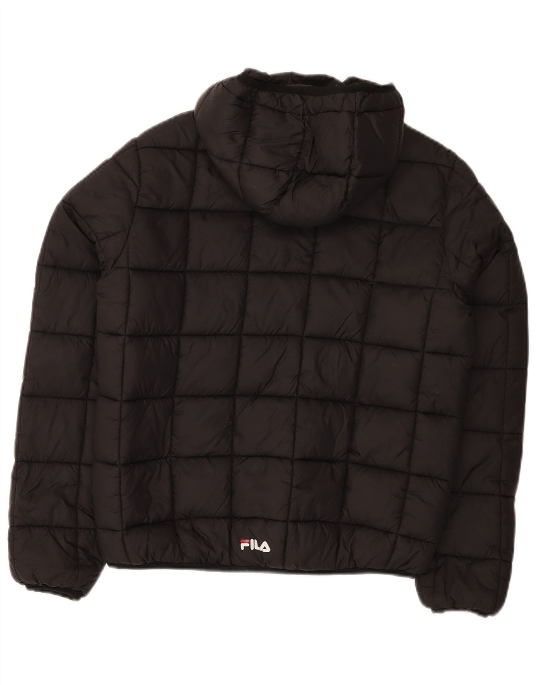 Fila Boys Hooded Padded Jacket 13-14 Years Black