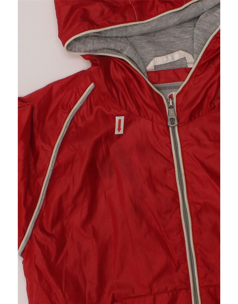 CHAMPION Boys Hooded Rain Jacket 2-3 Years XL Red Polyester | Vintage Champion | Thrift | Second-Hand Champion | Used Clothing | Messina Hembry 