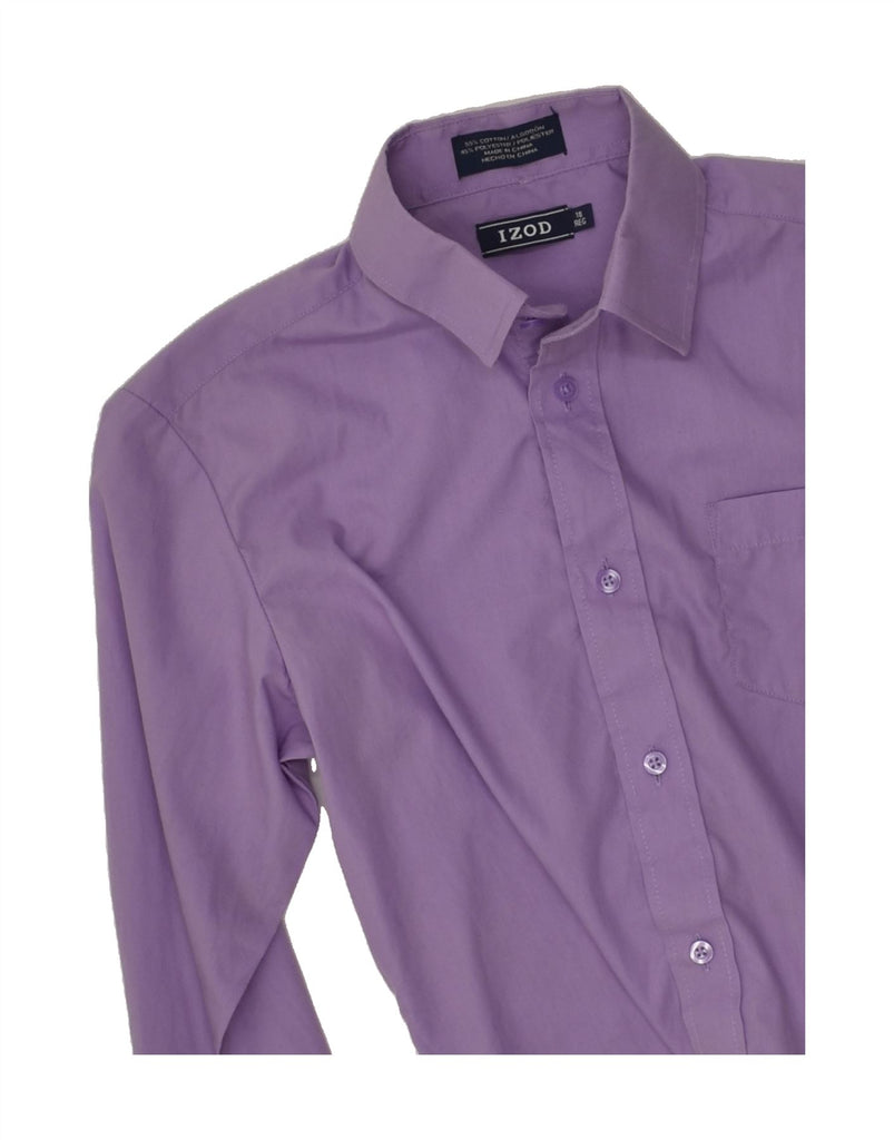 IZOD Boys Shirt 9-10 Years Purple Cotton | Vintage Izod | Thrift | Second-Hand Izod | Used Clothing | Messina Hembry 