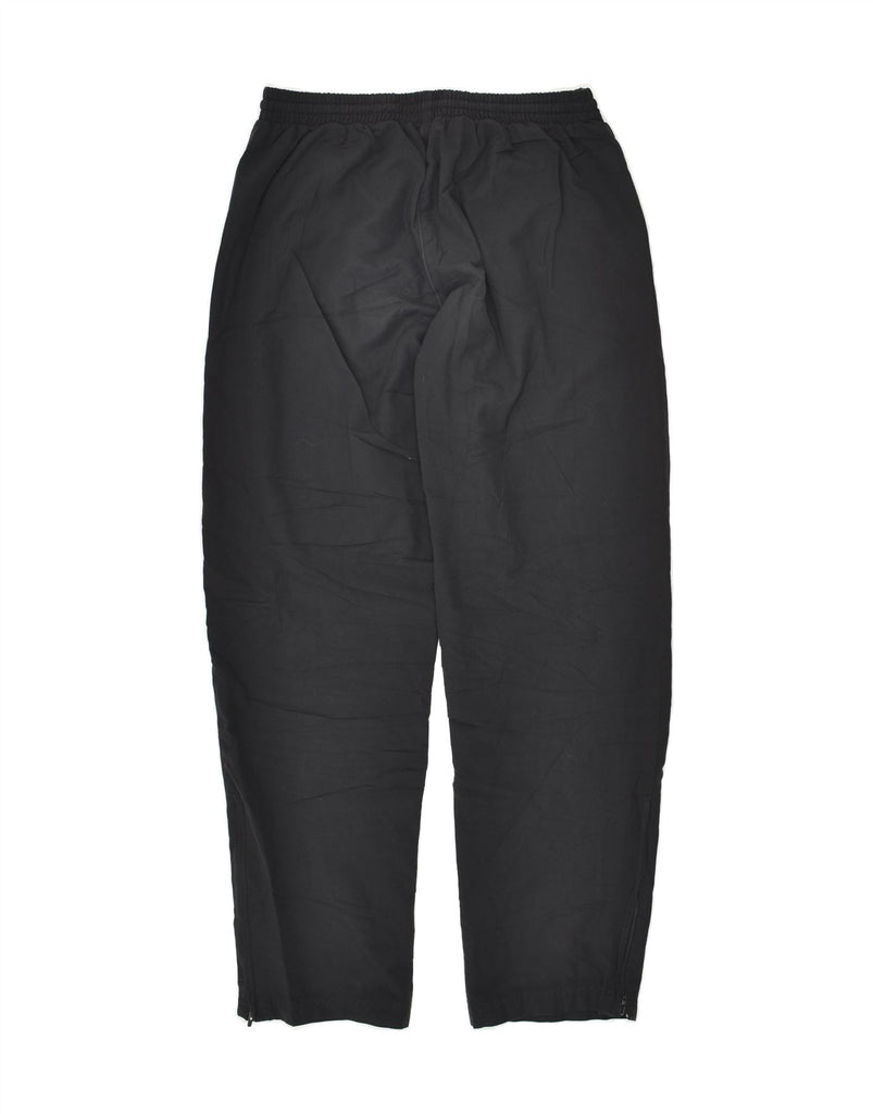 ADIDAS Womens Tracksuit Trousers UK 12 Medium Black Polyester | Vintage Adidas | Thrift | Second-Hand Adidas | Used Clothing | Messina Hembry 