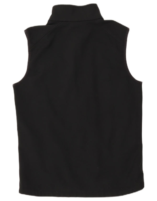 COLUMBIA Mens Sleeveless Tracksuit Top Jacket Medium Black Polyester