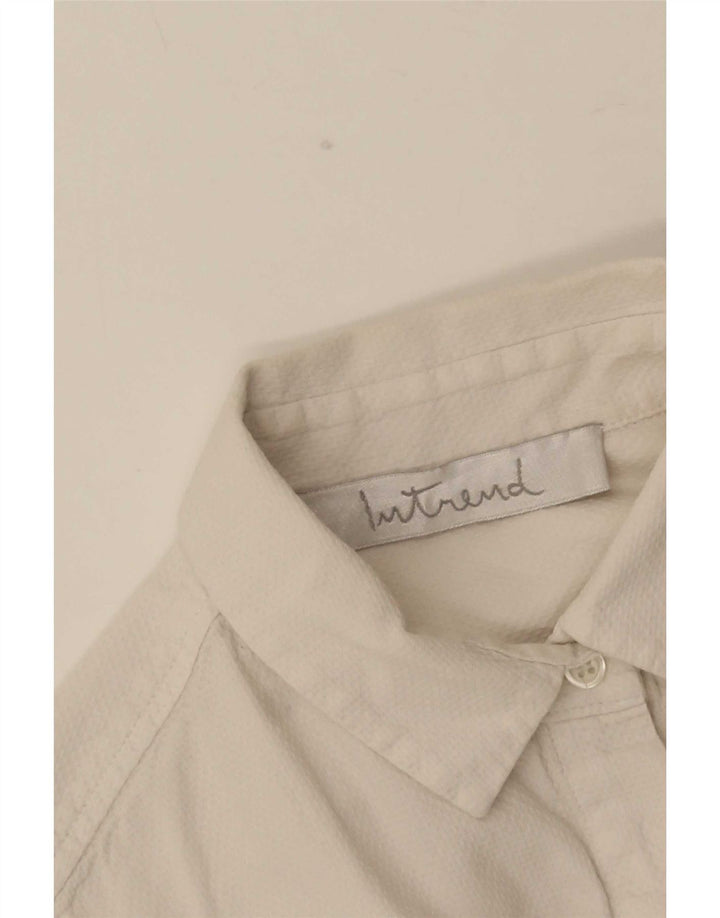 Intrend Womens Shirt UK 14 Medium White