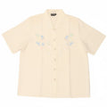 DA VINCI Womens Short Sleeve Shirt Blouse UK 18 XL Off White Polyester Vintage Da Vinci and Second-Hand Da Vinci from Messina Hembry 