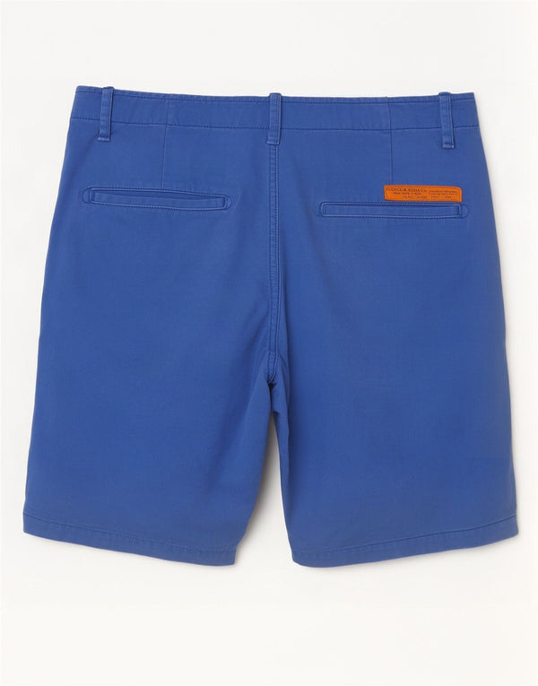 Scotch & Soda Mens Chino Shorts W30 Medium Blue Cotton
