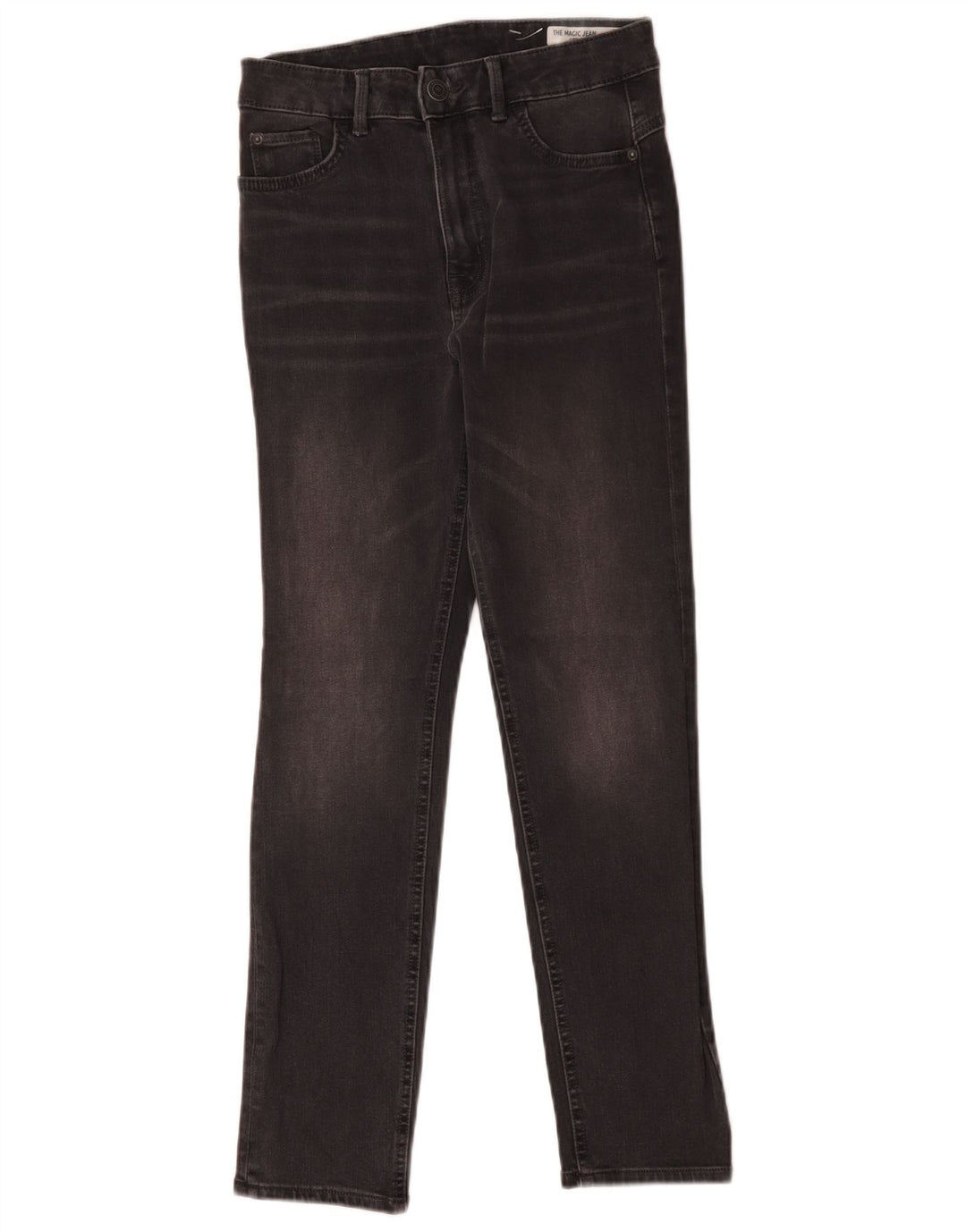Marks & Spencer Womens Slim Jeans UK 8 Small W26 L26 Grey Cotton