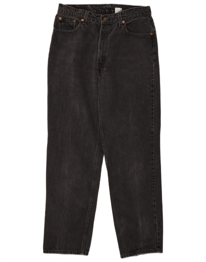 Levi's Womens 512 High Rise Straight Jeans US 12 Large W30 L30 Grey