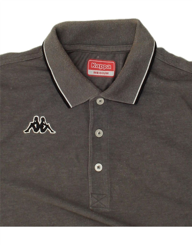 KAPPA Mens Polo Shirt Medium Grey Cotton | Vintage Kappa | Thrift | Second-Hand Kappa | Used Clothing | Messina Hembry 