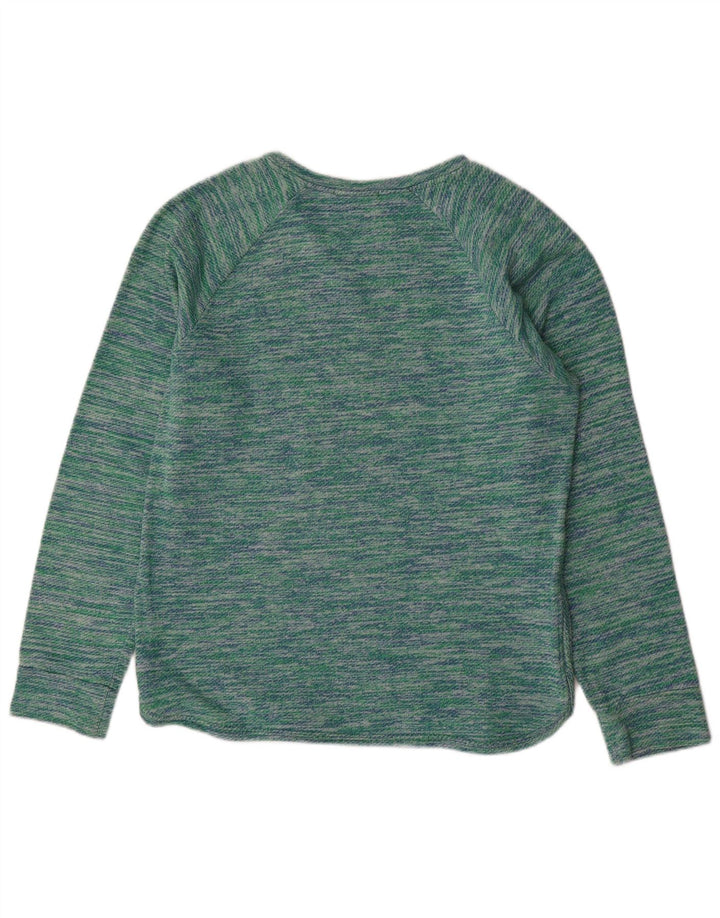 SCOTCH & SODA Womens Boat Neck Jumper Sweater UK 16 Large Green Flecked