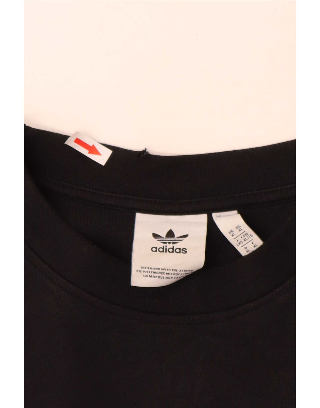 Adidas Mens Sweatshirt Jumper XL Black Cotton