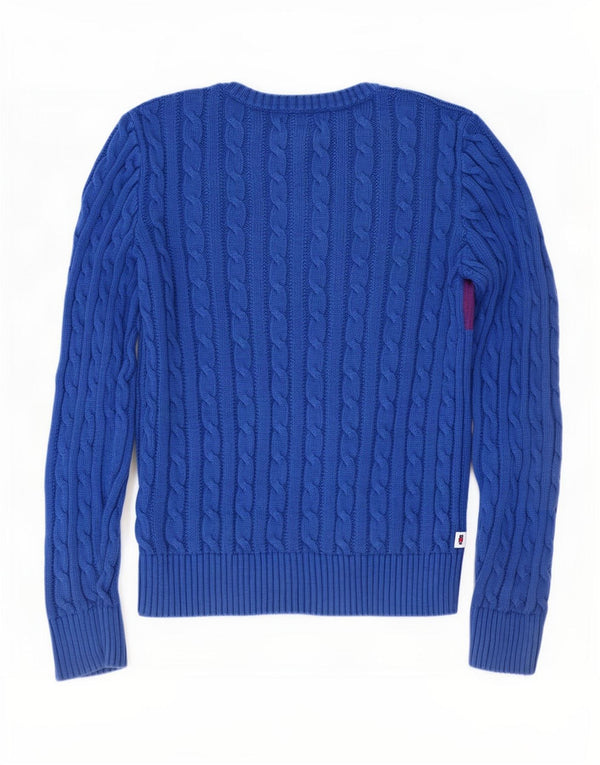 Polo Ralph Lauren Boys Boat Neck Jumper Sweater 15-16 Years XL Blue