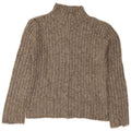 Zara Womens Turtle Neck Jumper Sweater UK 10 Small Grey Acrylic