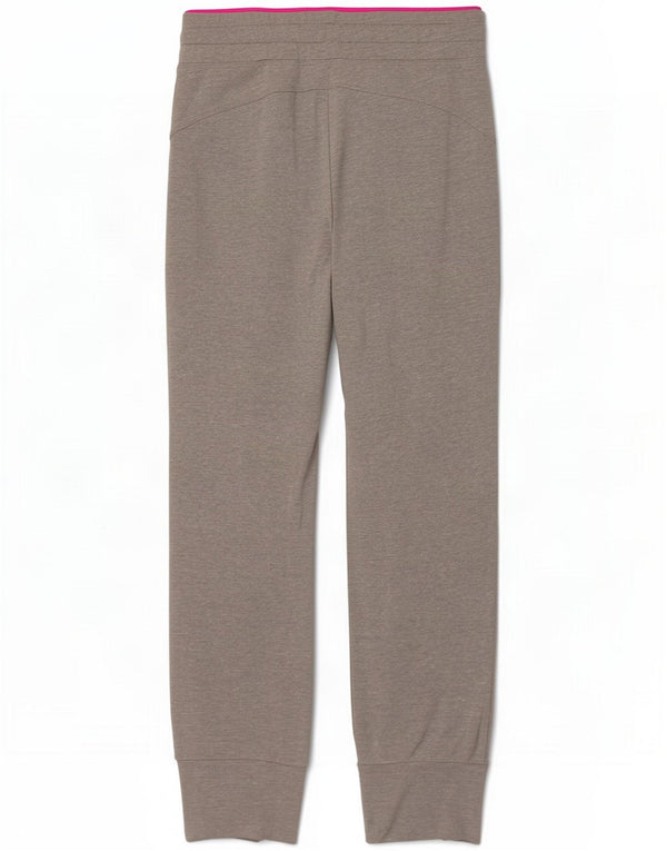 Adidas Womens Tracksuit Trousers Joggers UK 12 Medium Grey Flecked Cotton