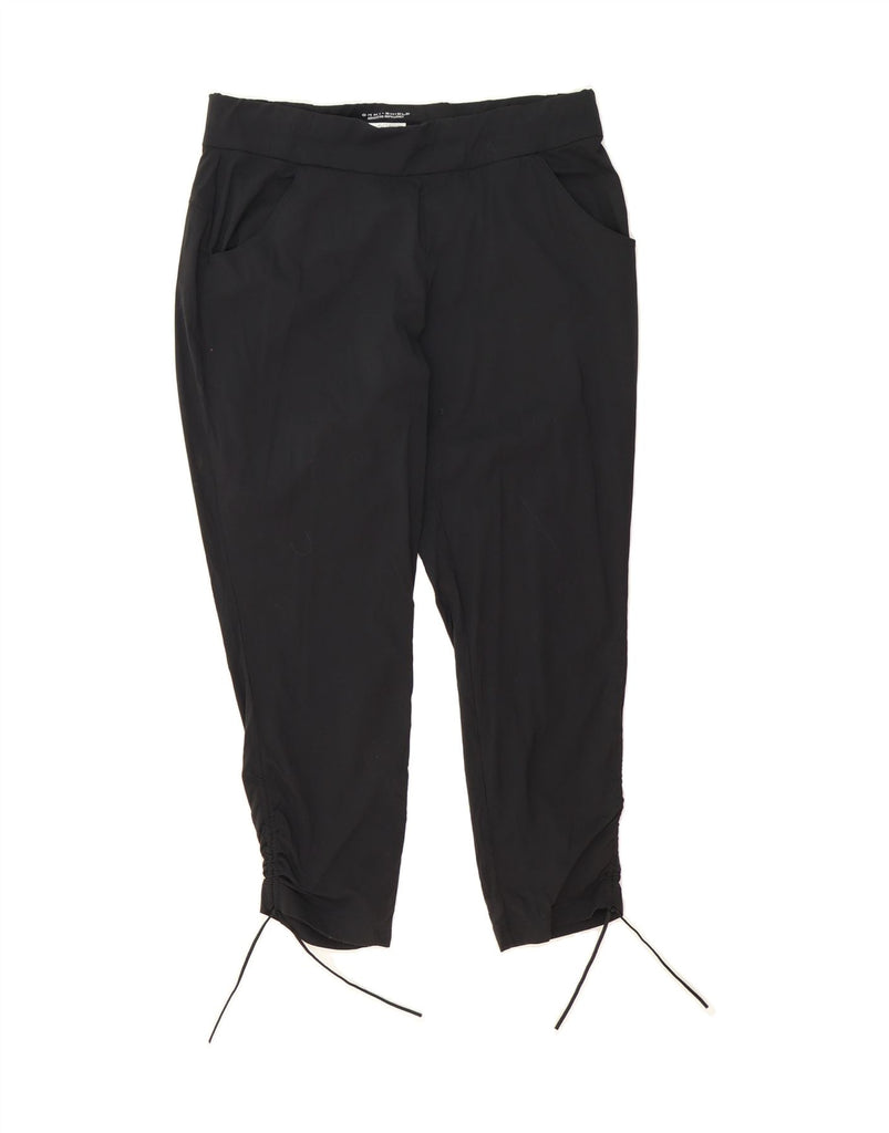 COLUMBIA Mens Omni-Shield Slim Cropped Trousers XL W36 L27 Black Nylon Vintage Columbia and Second-Hand Columbia from Messina Hembry 