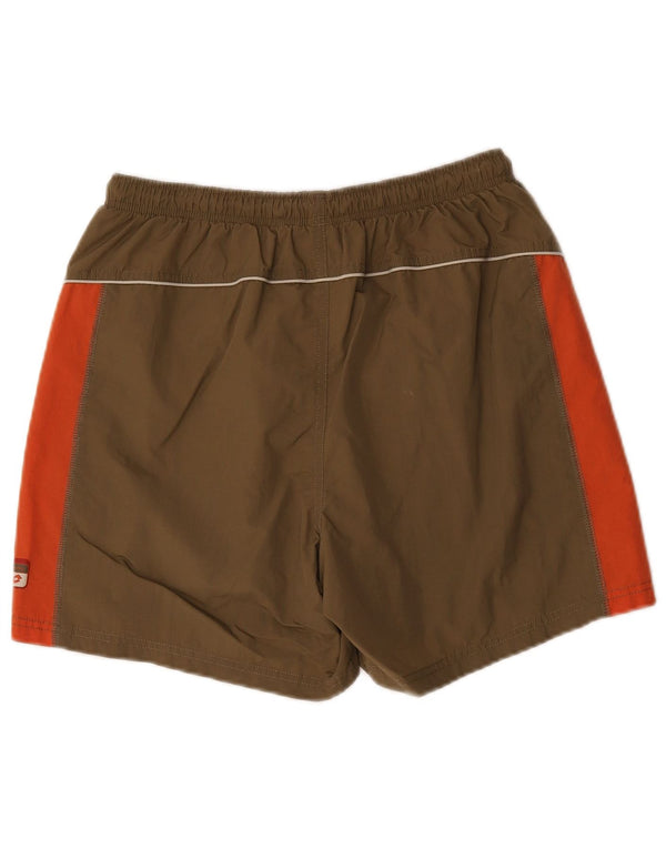 Lotto Mens Swimming Shorts UK 40/42 Large Khaki Colourblock Nylon