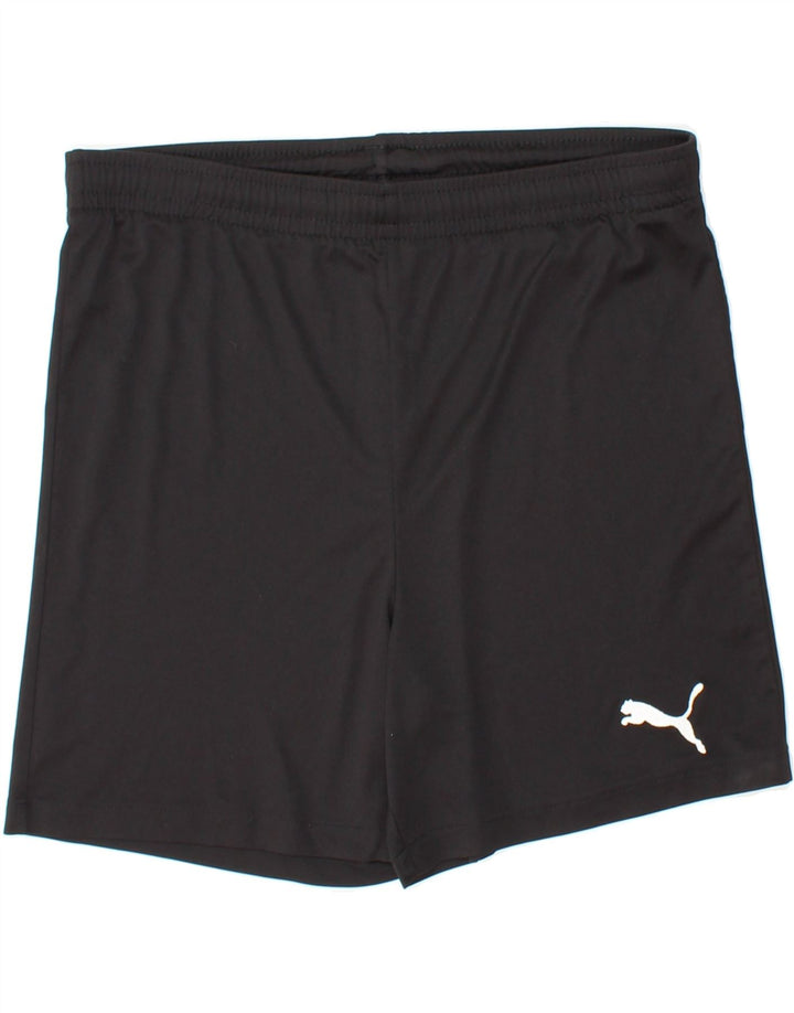 PUMA Boys Sport Shorts 13-14 Years  Black Polyester Vintage Puma and Second-Hand Puma from Messina Hembry 