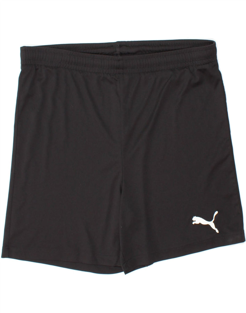 PUMA Boys Sport Shorts 13-14 Years  Black Polyester Vintage Puma and Second-Hand Puma from Messina Hembry 