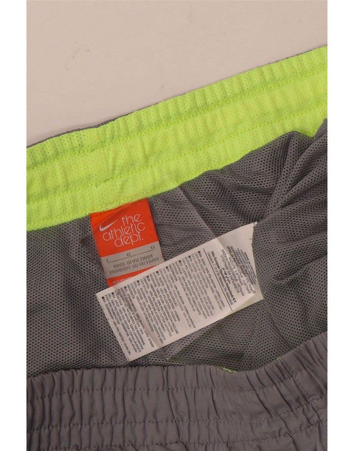 Nike Mens Tracksuit Trousers Joggers Large  Grey Polyester