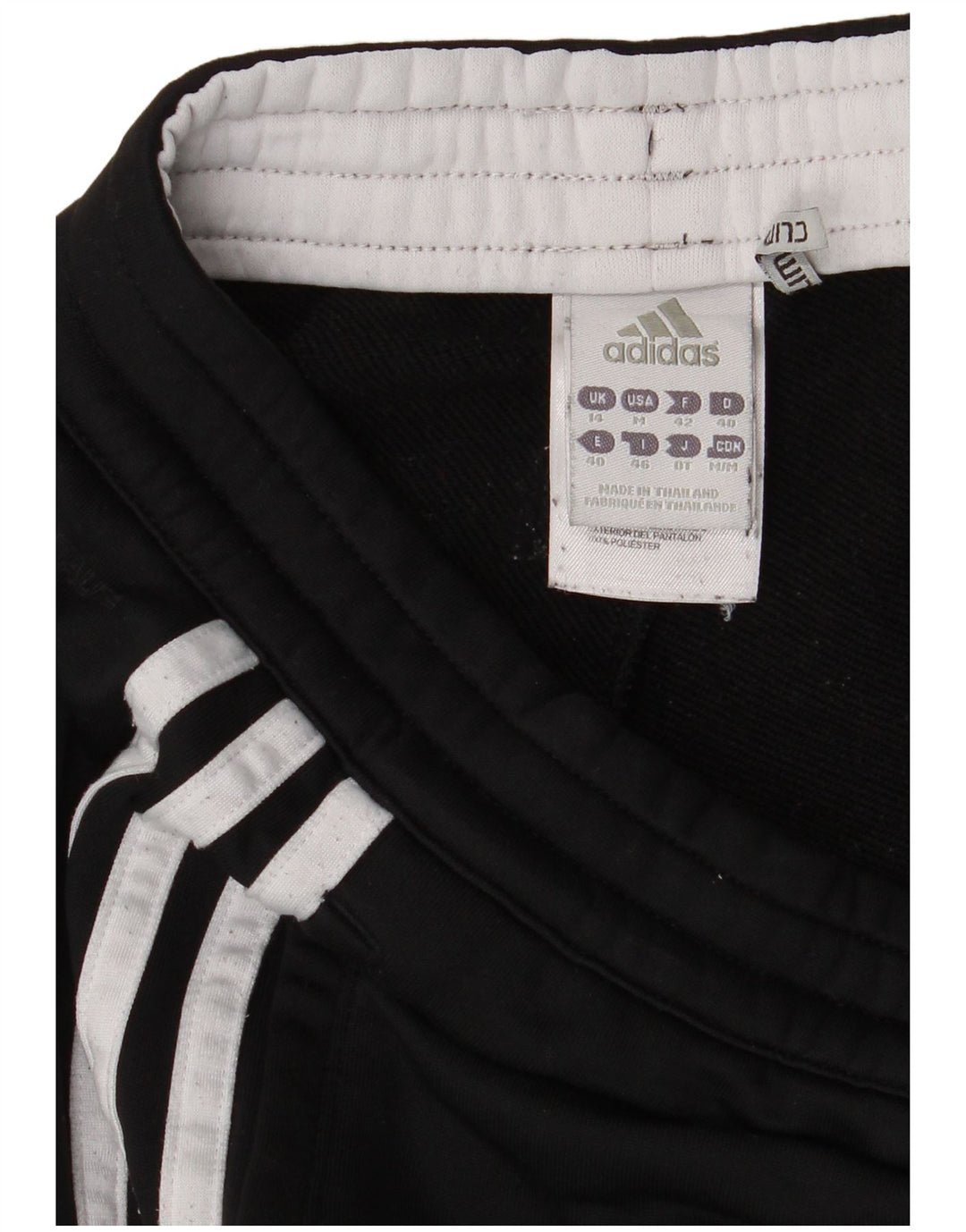Adidas Womens Climalite Tracksuit Trousers UK 14 Medium  Black Polyester
