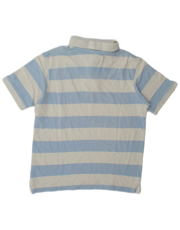Timberland Mens Earthkeepers Regular Fit Polo Shirt Small Blue Striped
