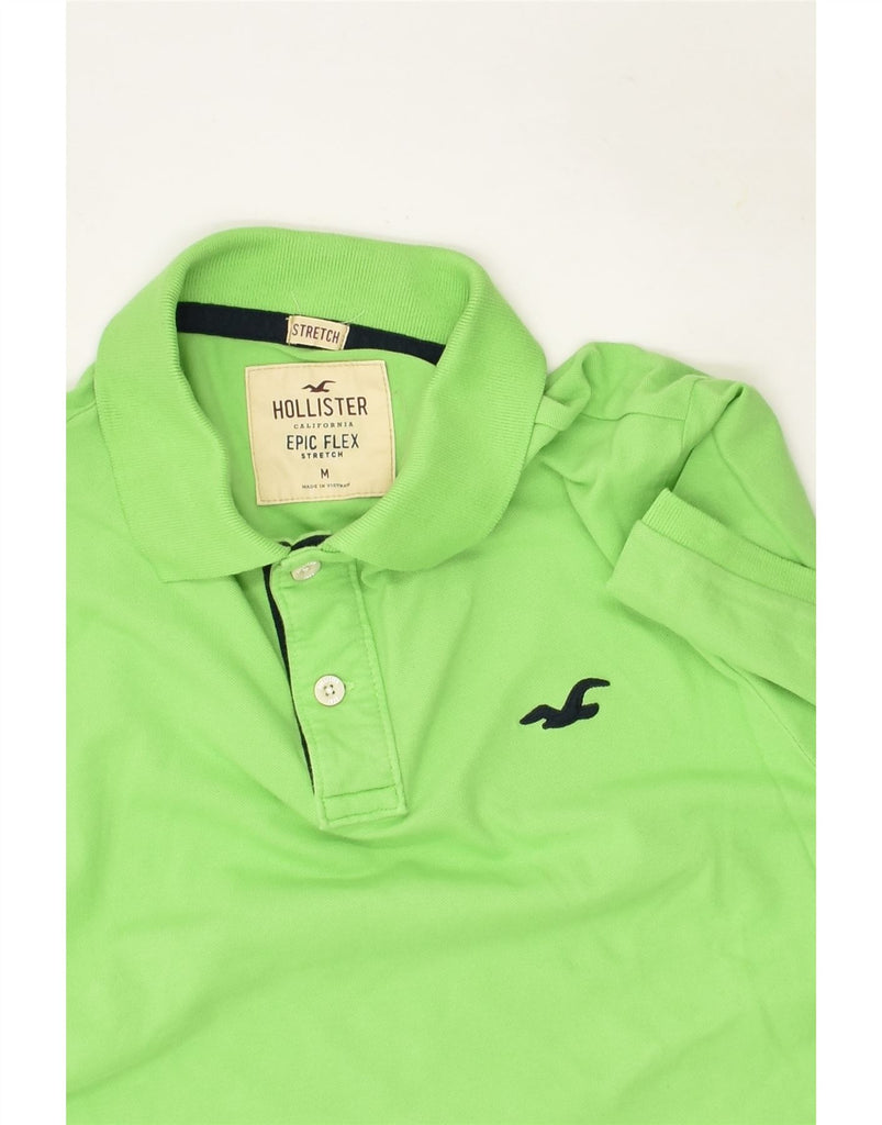 HOLLISTER Mens Polo Shirt Medium Green Cotton | Vintage Hollister | Thrift | Second-Hand Hollister | Used Clothing | Messina Hembry 
