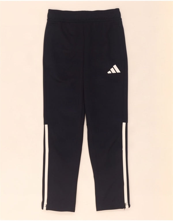 Adidas Boys Aeroready Tracksuit Trousers 7-8 Years Navy Blue