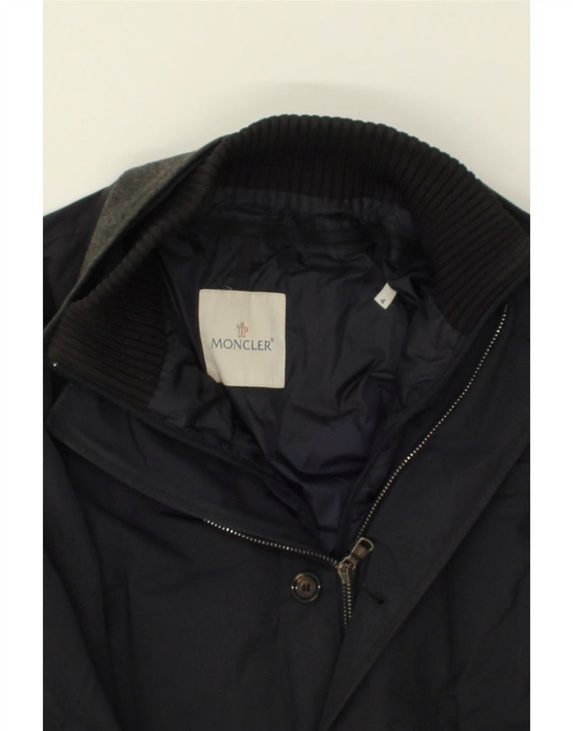 MONCLER Mens Padded Coat Size 4 XL Black Polyamide | Vintage Moncler | Thrift | Second-Hand Moncler | Used Clothing | Messina Hembry 